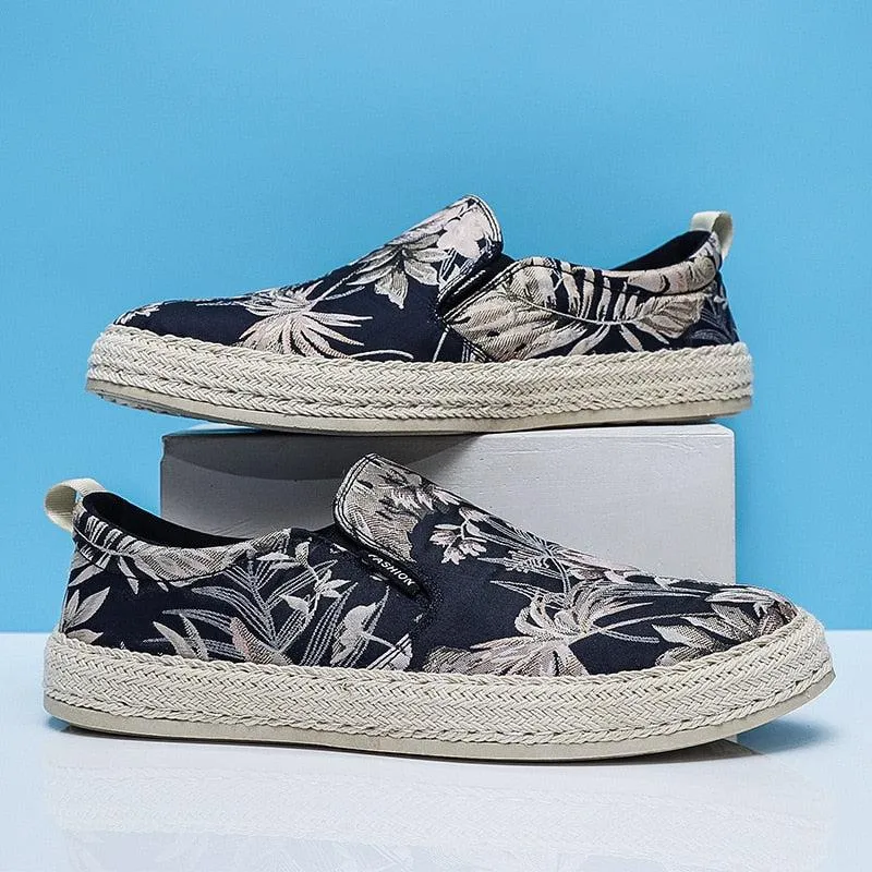 Junglemen  Men's slip-on canvas shoes
