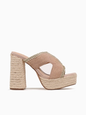 Kaia Beige Fabric Closed Toe Kaia Beige Fabric Beach Sandals Animal Print