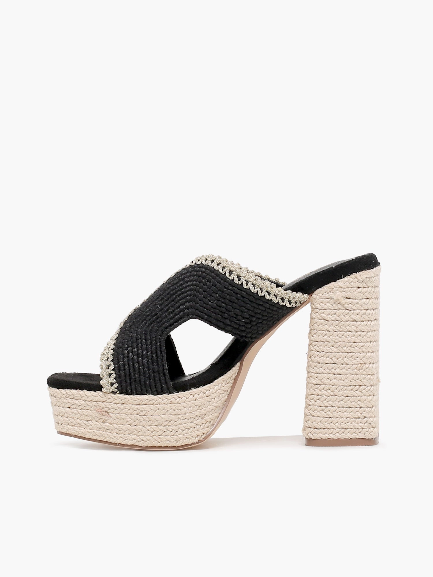 Kaia Black Fabric Quick Dry Shoes Street Casual
