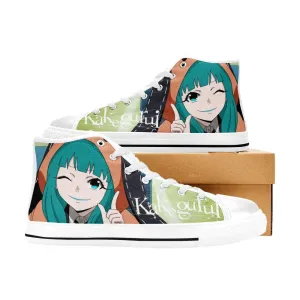 Kakegurui Compulsive Gambler Hideko Yamazaki Shoes High Top Sneakers for Kids and Adults