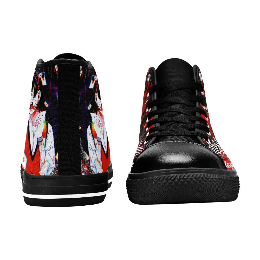 Kakegurui Compulsive Gambler Midari Ikishima Shoes High Top Sneakers for Kids and Adults