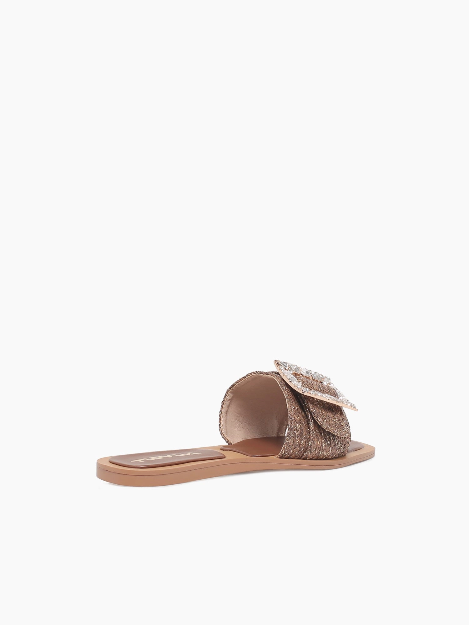 Cushioned Comfort City Chill Karola Brown Crystals raffia