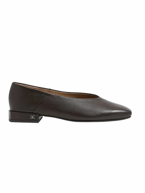 Kasey Square Toe Ballet Flat - Cafe Noir Brown Leather Trendy Motion Kasey Square Toe Ballet Flat - Cafe Noir Brown Leather High Heel Urban Fashion