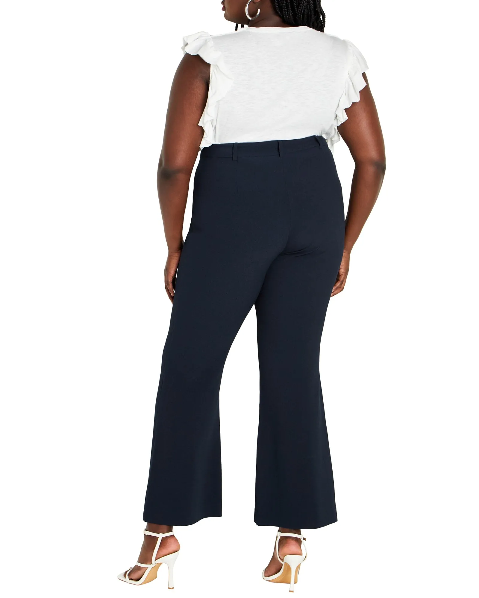 Kiana Split Hem Pant | NAVY