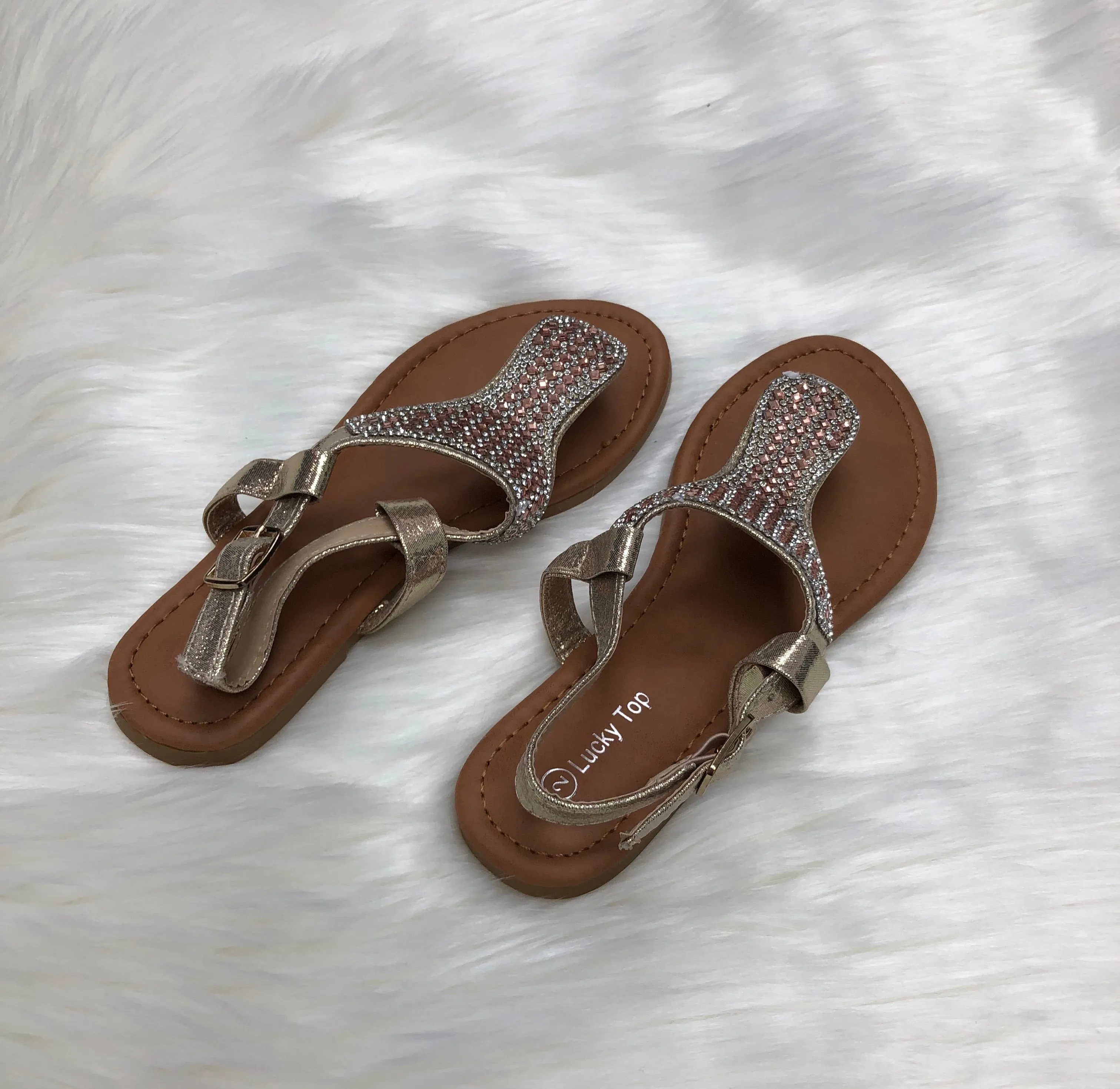 Kids Champagne Sandals