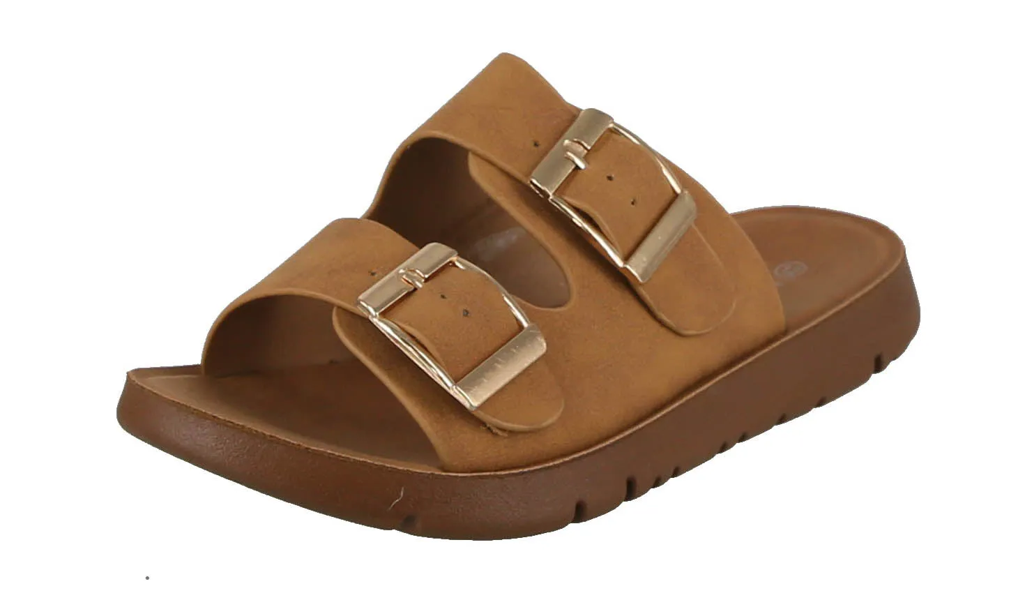 KID'S SHOES TAN SUEDE SANDALS FARON-6K