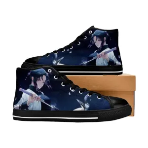 Kimetsu no yaiba Demon Slayer Shinobu Kocho Shoes High Top Sneakers for Kids and Adults