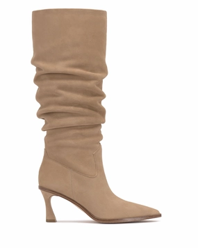 Kindre Slouchy Knee High Boot Sun-Core Kindre Slouchy Knee High Boot Ventilated Mesh Travel Enthusiasts Cool Tone
