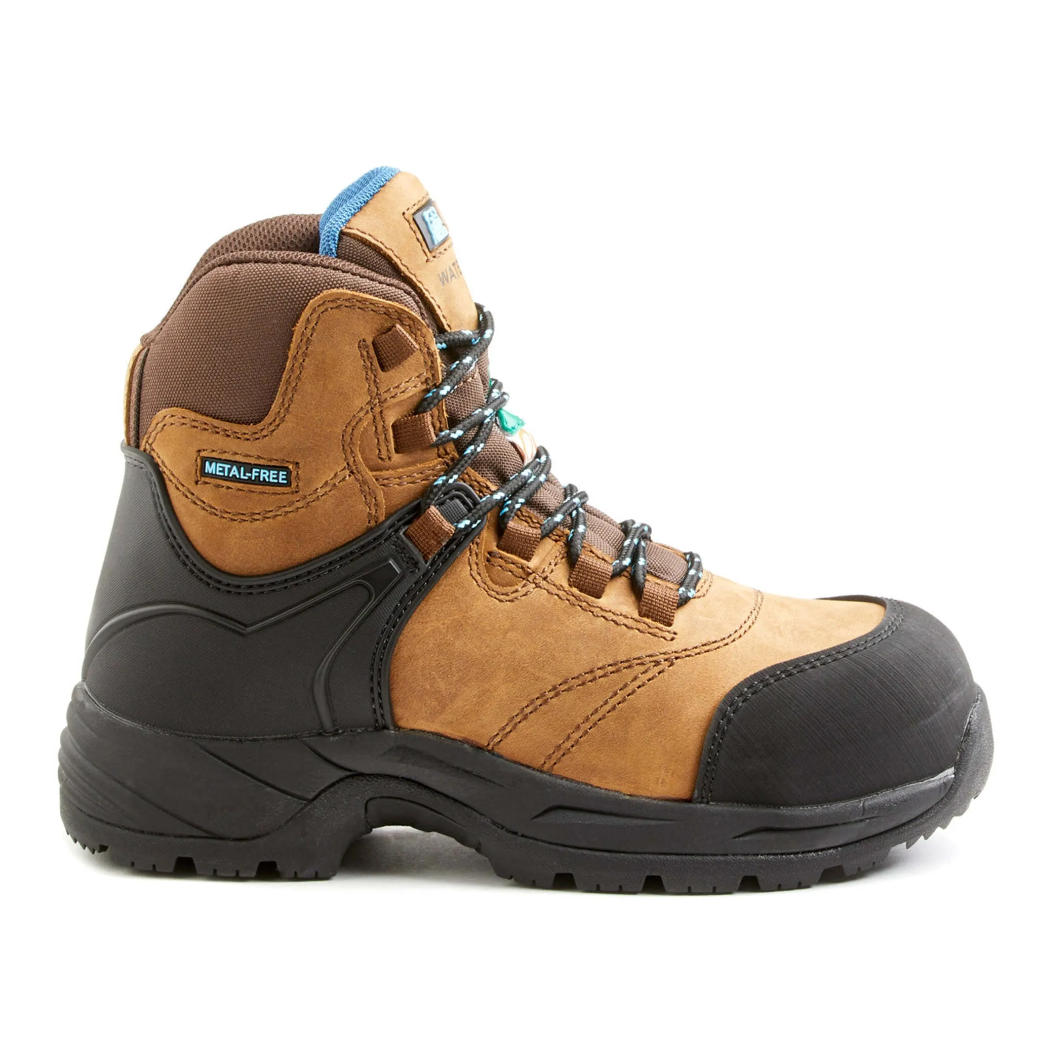 Kodiak Women's Journey 6" Waterproof Work Boot, Leather w/ Composite Toe & Plate, Thinsulate™ Insulation, Slip-Resistant, CSA Approved | Sizes 6-11