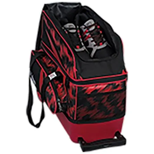 KR Strikeforce Cruiser Scratch Double Roller Red Bowling Bag