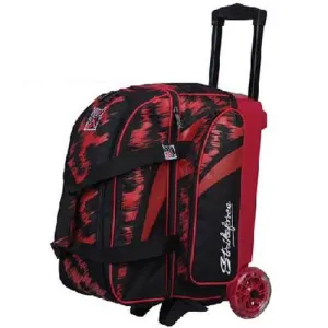 KR Strikeforce Cruiser Scratch Double Roller Red Bowling Bag