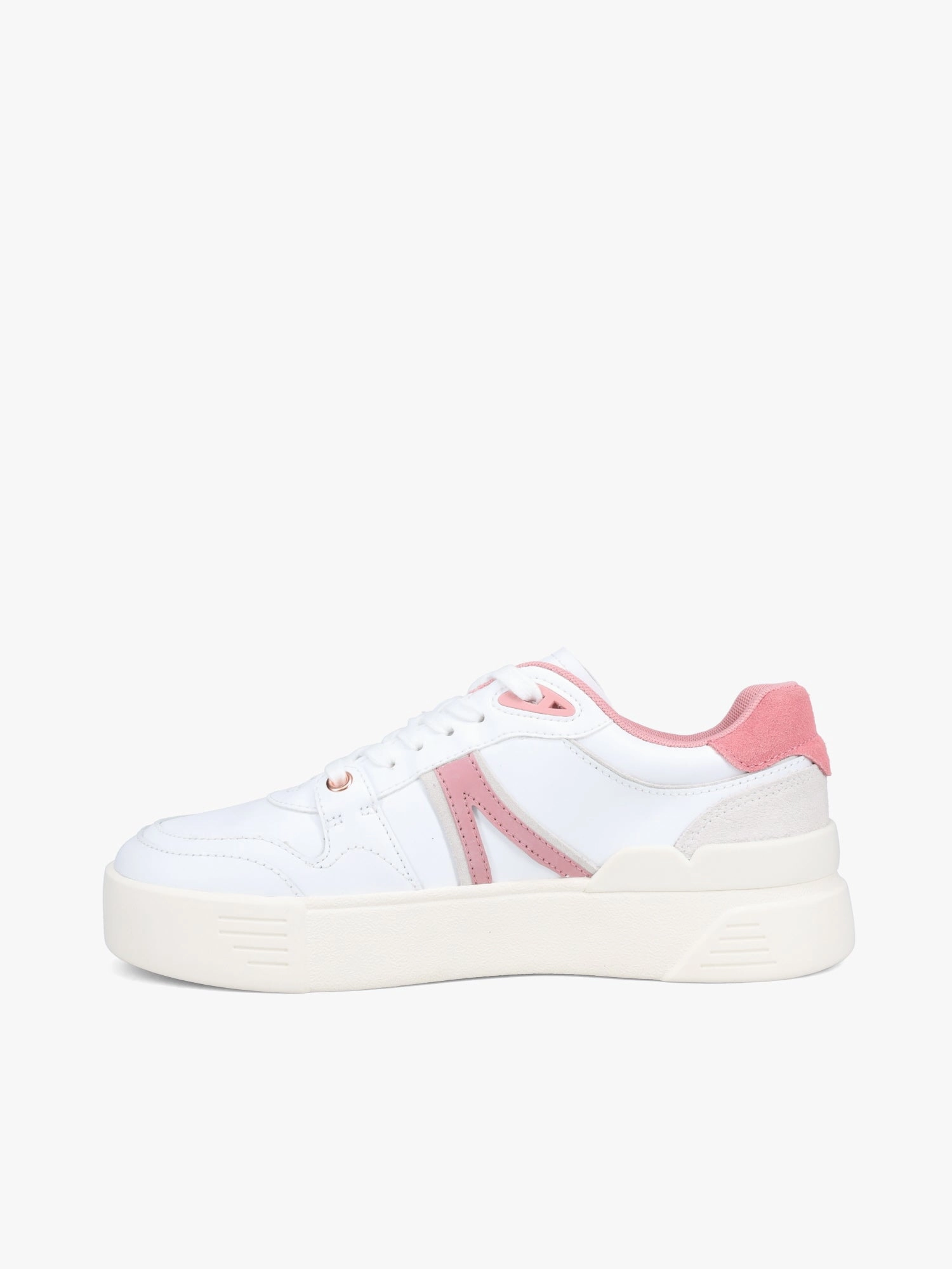 L002 Evo 124 White Lt pink Soft Cushioned Upper