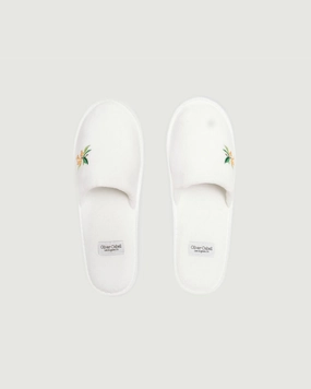 LA Capsule Terry Cloth Slippers | Alpine White vibration damping Vegan Material Options sneaker LA Capsule Terry Cloth Slippers | Alpine White
