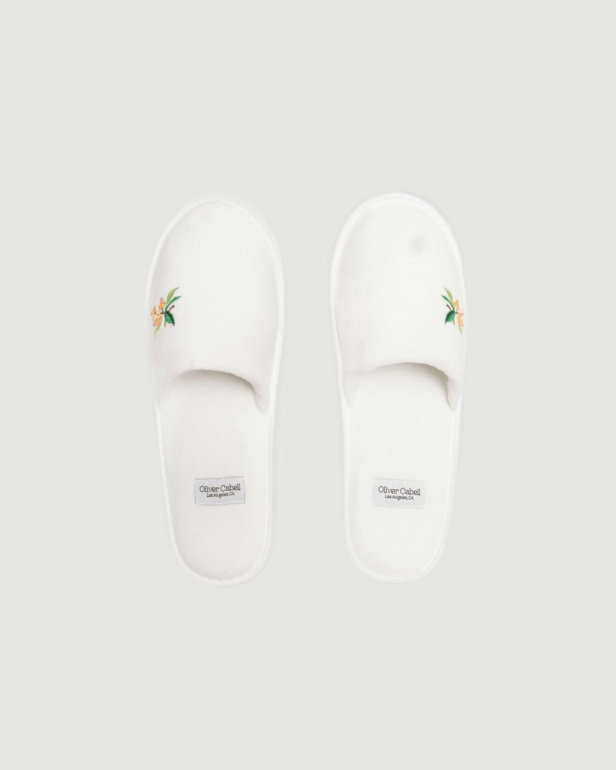 Vegan Material Options sneaker LA Capsule Terry Cloth Slippers | Alpine White