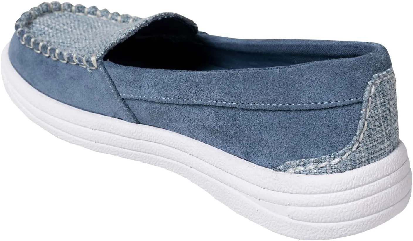Lamo Women's Katya Moccasins Women  Lightweight, Cushioned Suede Moccasins LITE Technology, EVA Soles for All-Day Comfort, House Slippers for Woman