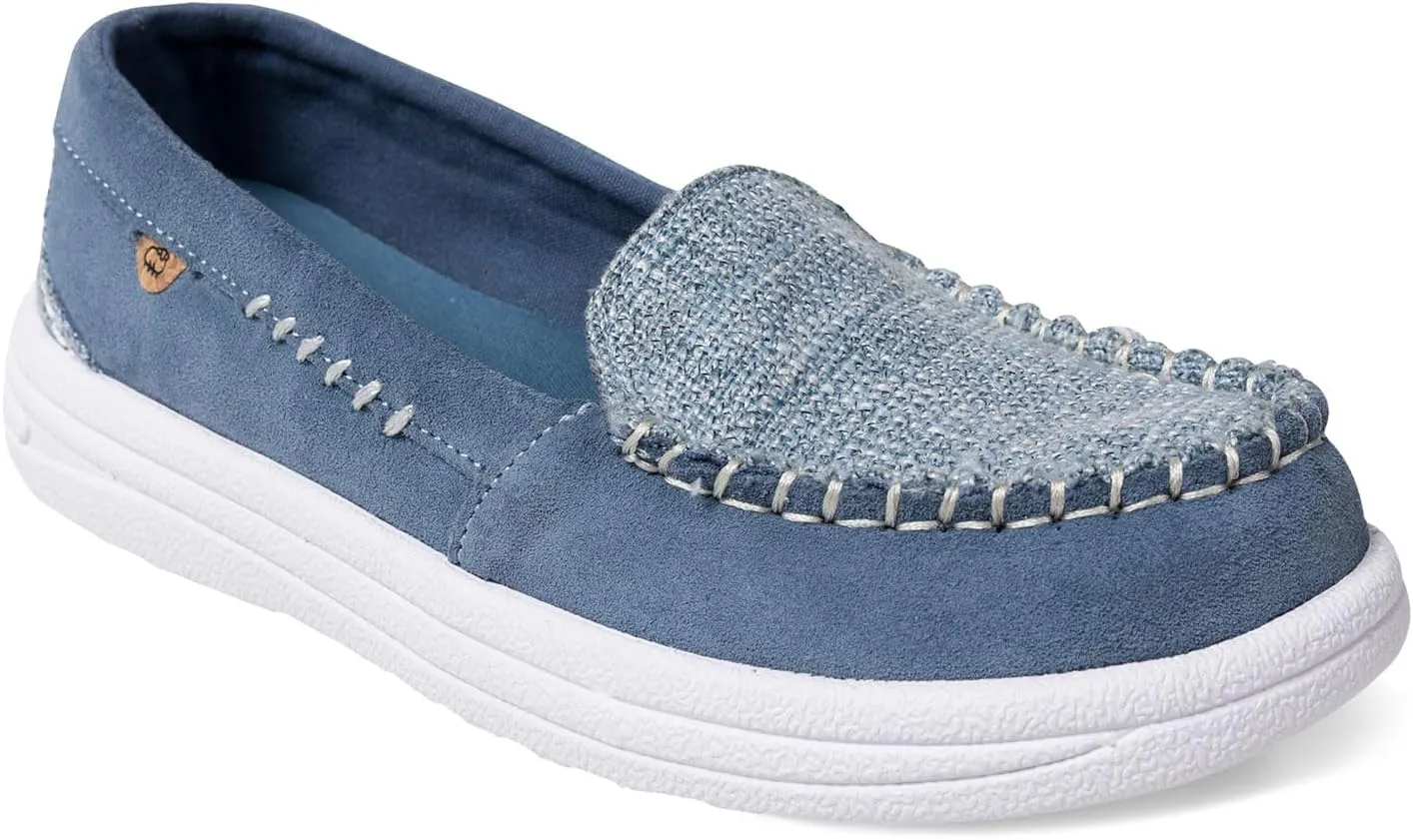 Lamo Women's Katya Moccasins Women  Lightweight, Cushioned Suede Moccasins LITE Technology, EVA Soles for All-Day Comfort, House Slippers for Woman