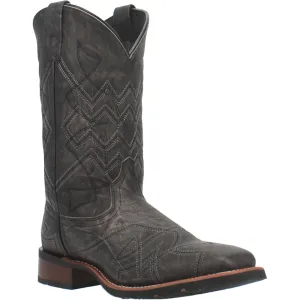 Laredo Mens Axel Cowboy Boots Leather Black 9 D
