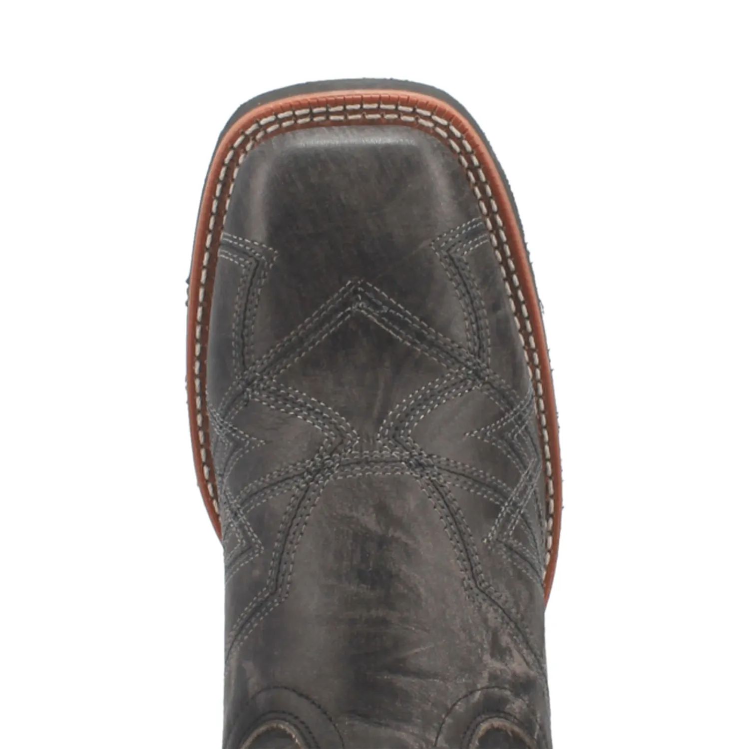 Laredo Mens Axel Cowboy Boots Leather Black 9 D