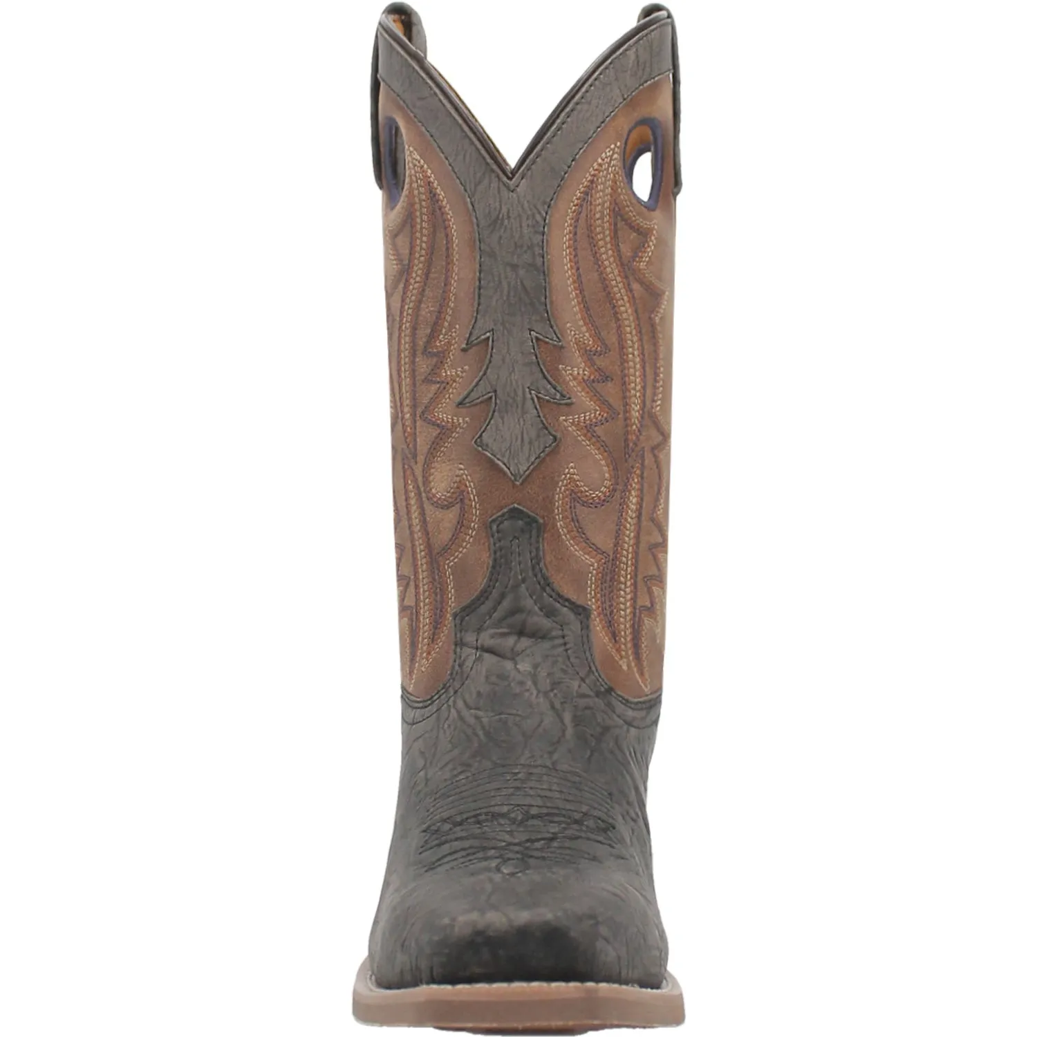 Laredo Mens Walker Grey Leather Western Work Boots 13 EW