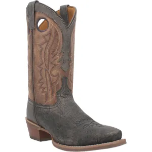 Laredo Mens Walker Grey Leather Western Work Boots 13 EW
