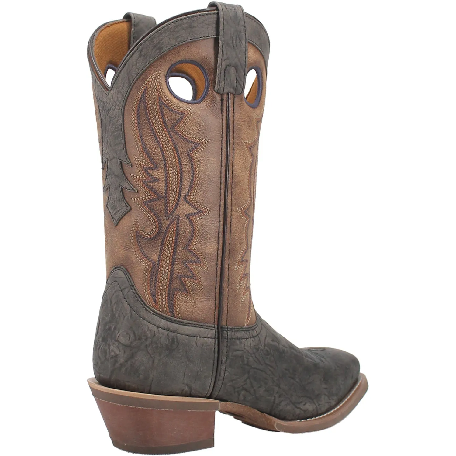 Laredo Mens Walker Grey Leather Western Work Boots 13 EW