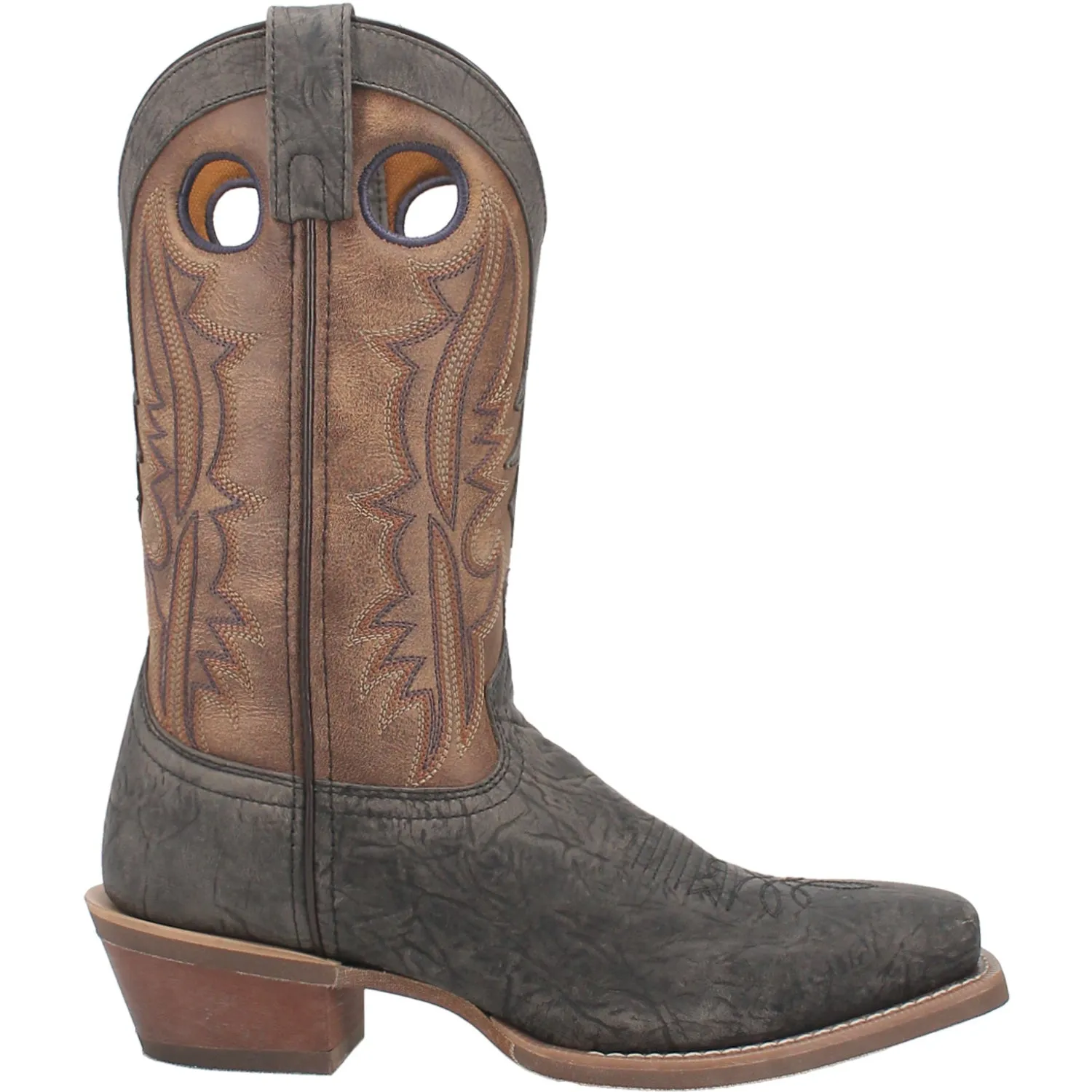 Laredo Mens Walker Grey Leather Western Work Boots 13 EW