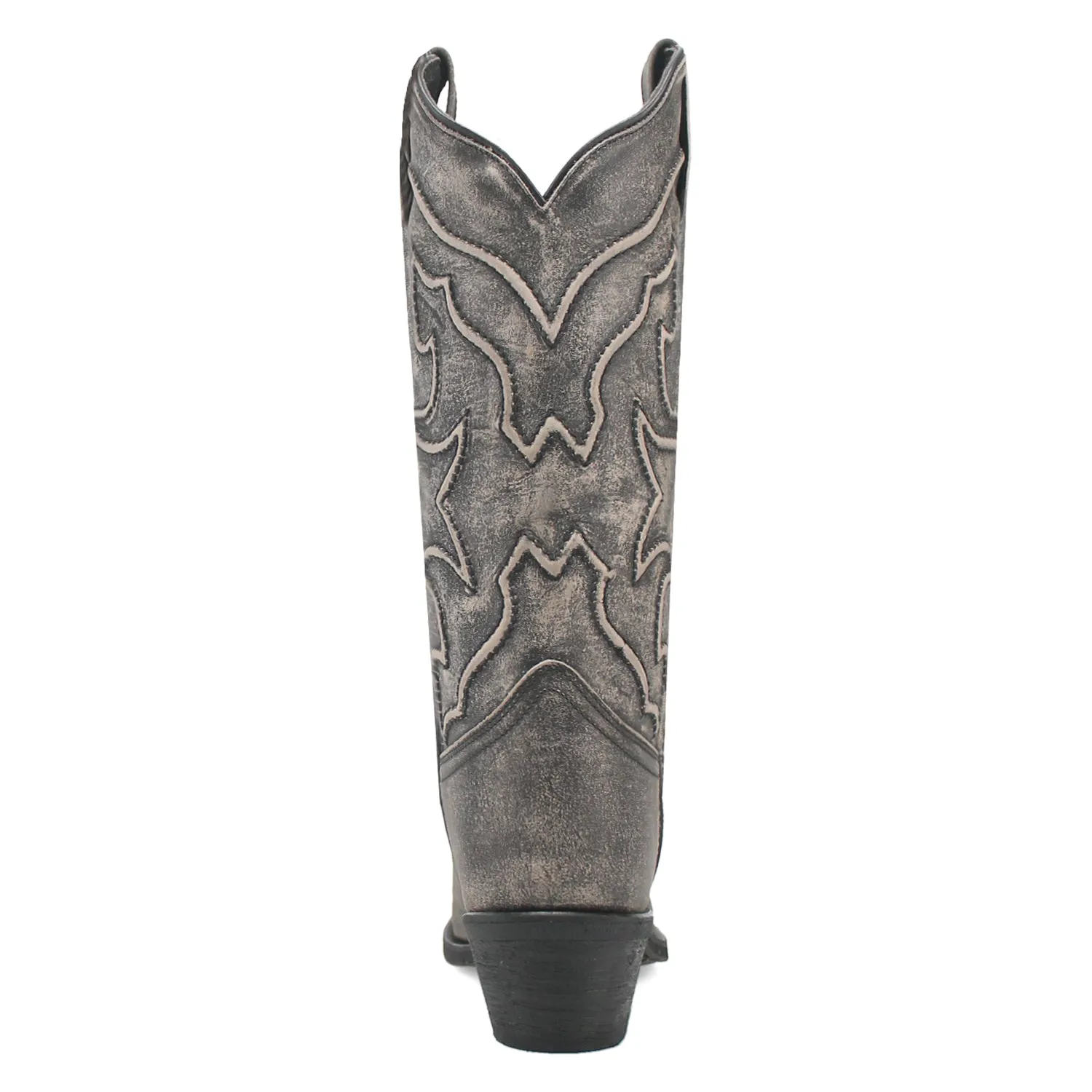 Laredo Womens Reva Black Leather Cowboy Boots