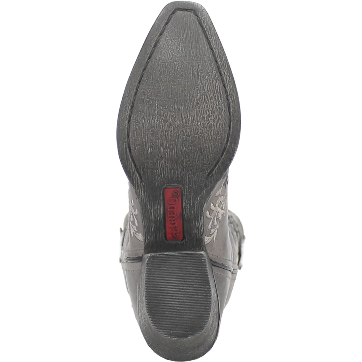 Laredo Womens Sylvan Grey Leather Cowboy Boots 7 M