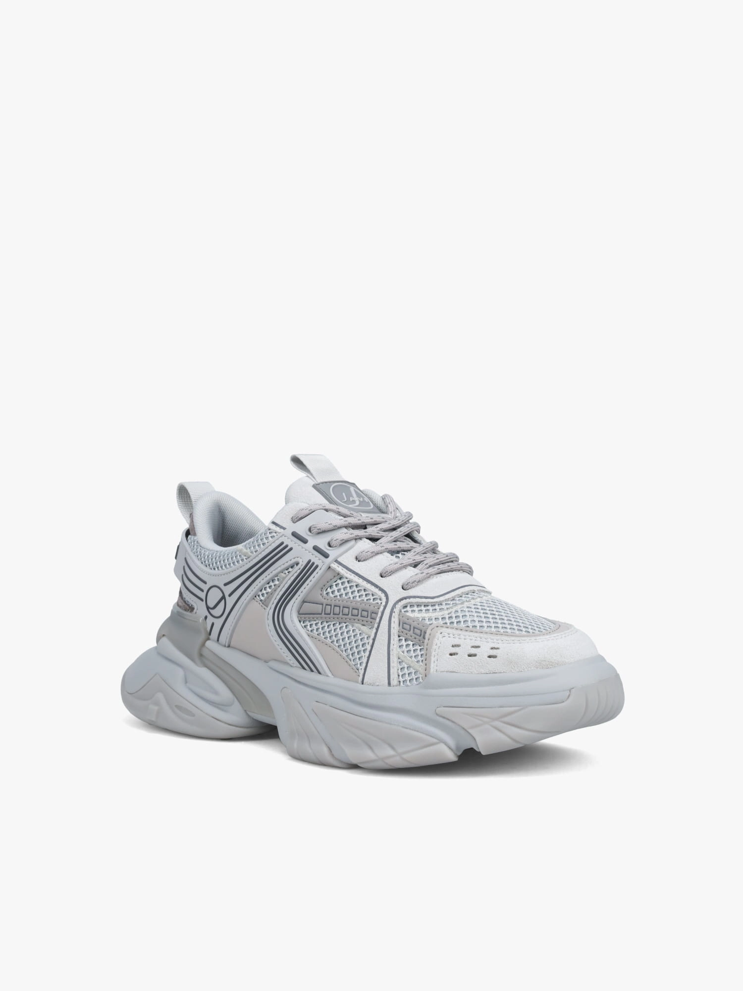 Comfort Grip Fitness Footwear Aero Grey Suede Mesh