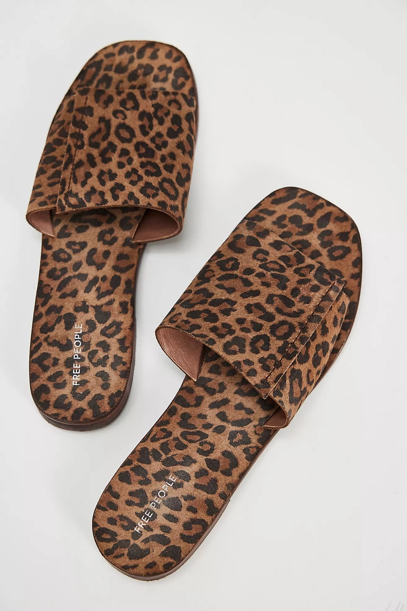 Free People Verona Slide Sandal - Leopard seniors'