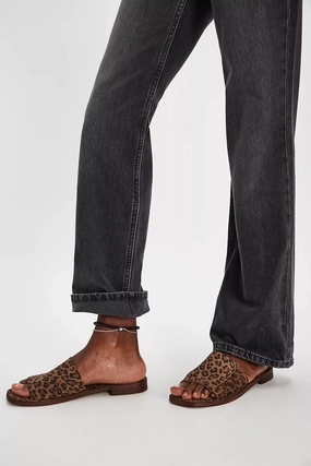 Latest model Free People Verona Slide Sandal - Leopard Puncture Resistant Base Free People Verona Slide Sandal - Leopard