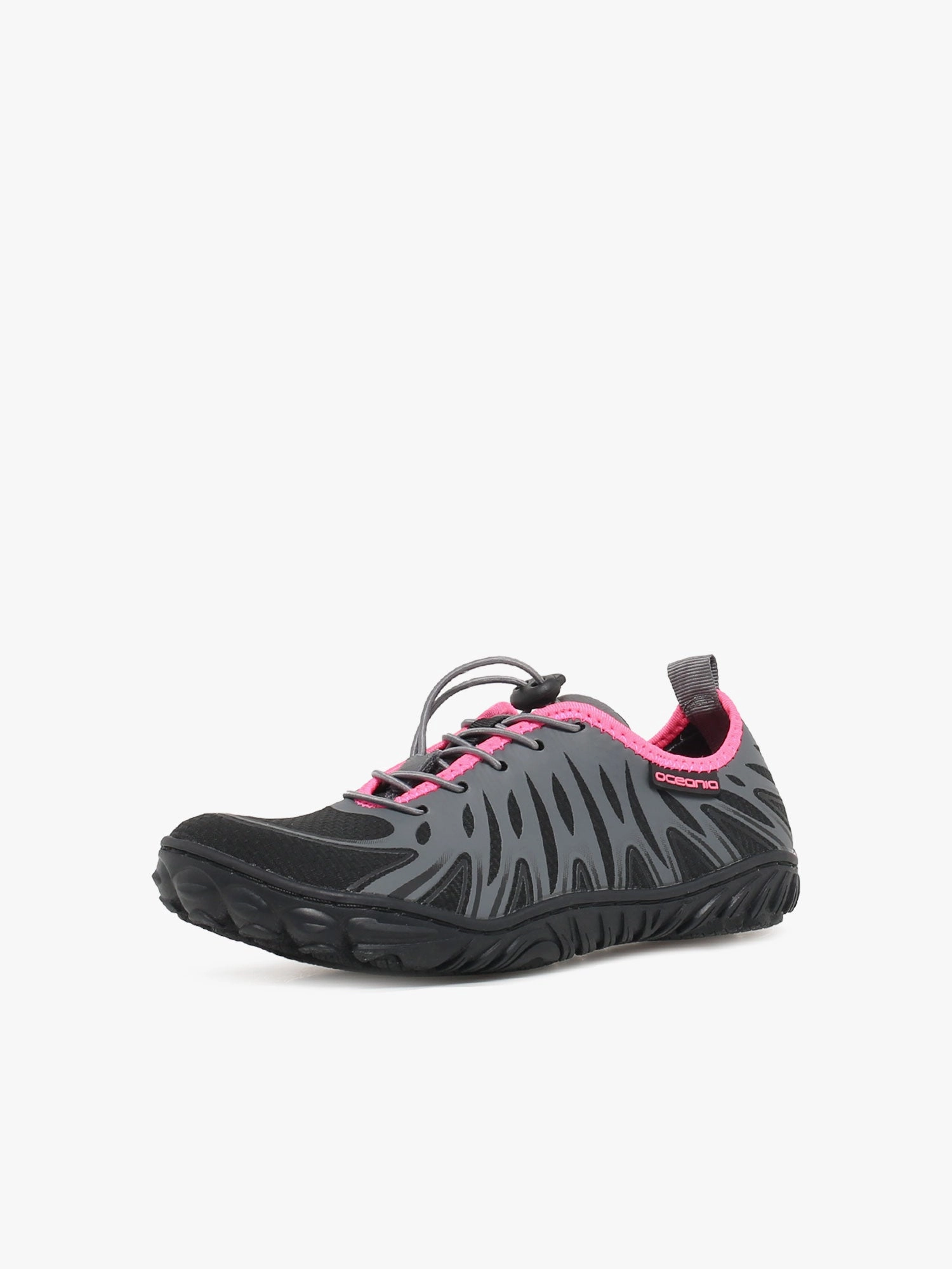 Latitude Women Black Pink Relaxed Fit Shoes Comfy Outsole