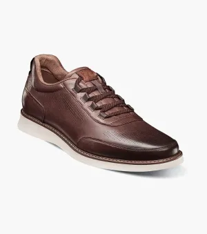 Launch Elastic Lace Slip On-Brown | Florsheim Built-In Lining Nubuck Launch Elastic Lace Slip On-Brown | Florsheim