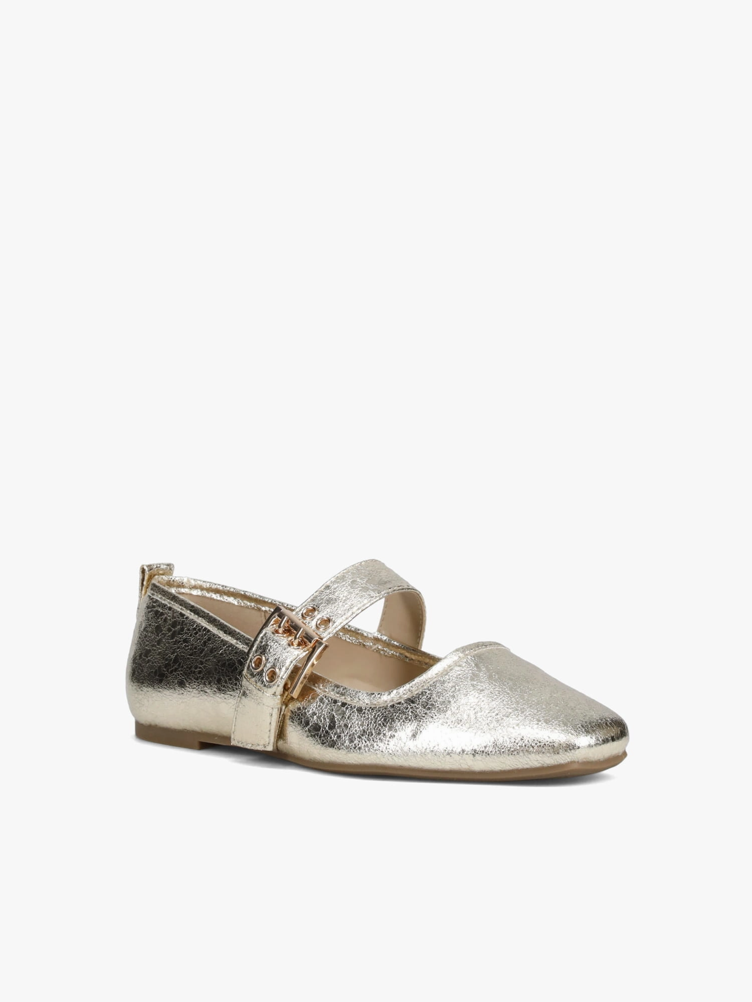 Ventilated Upper Classic Summer Shoes Tatiana Gold Metallic