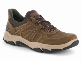 Lean Sole Rockport Rhett Step Activated Walking Shoes Brown Rockport Rhett Step Activated Walking Shoes Brown On Track Wood Jog