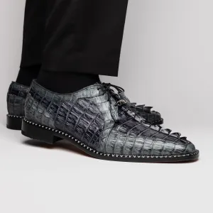 Leather Sole Caribe| Dark Grey - Marco Di Milano Square Toe Caribe| Dark Grey - Marco Di Milano