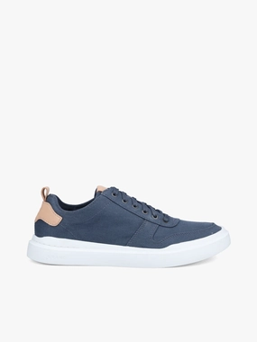 Leather Material Grandpro Court Sneaker C34716 Indigo Ventilated Footbed System Grandpro Court Sneaker C34716 Indigo