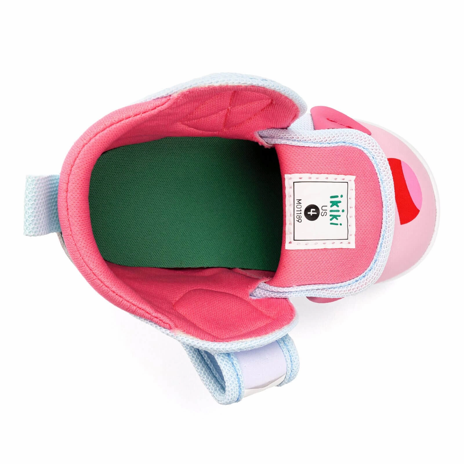 Stage Pop Power Grip Cute Pig Squeaky Toddler Shoes  | Pink/Blue