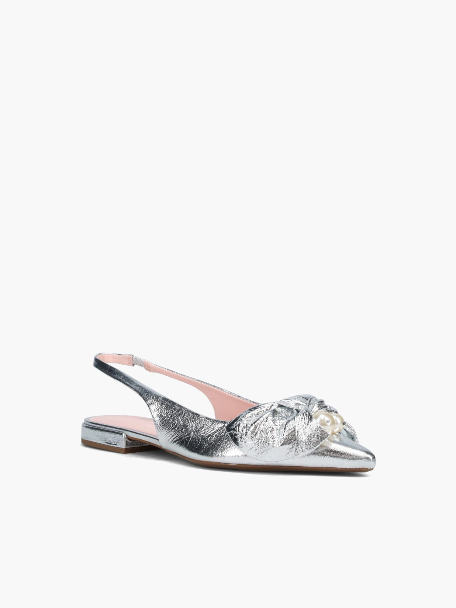 Lena Silver Shine Glitter Leather Cold resistant Strap
