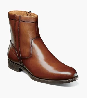 Light Midtown Plain Toe Zip Boot-Cognac | Florsheim Midtown Plain Toe Zip Boot-Cognac | Florsheim adjustable user Iconic look
