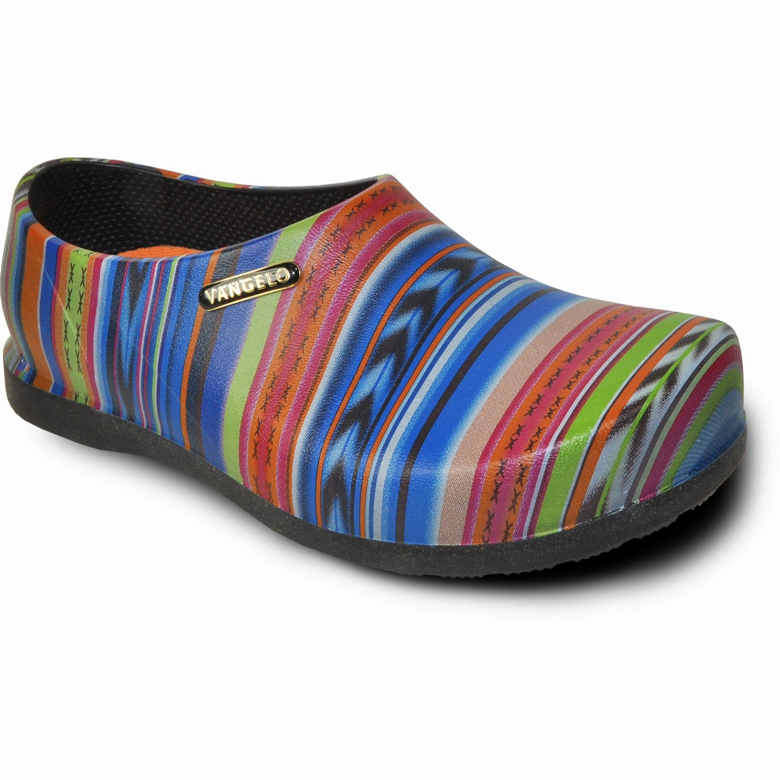one - size - fits - most VANGELO Women Slip Resistant Clog CARLISLE Multi Color-1