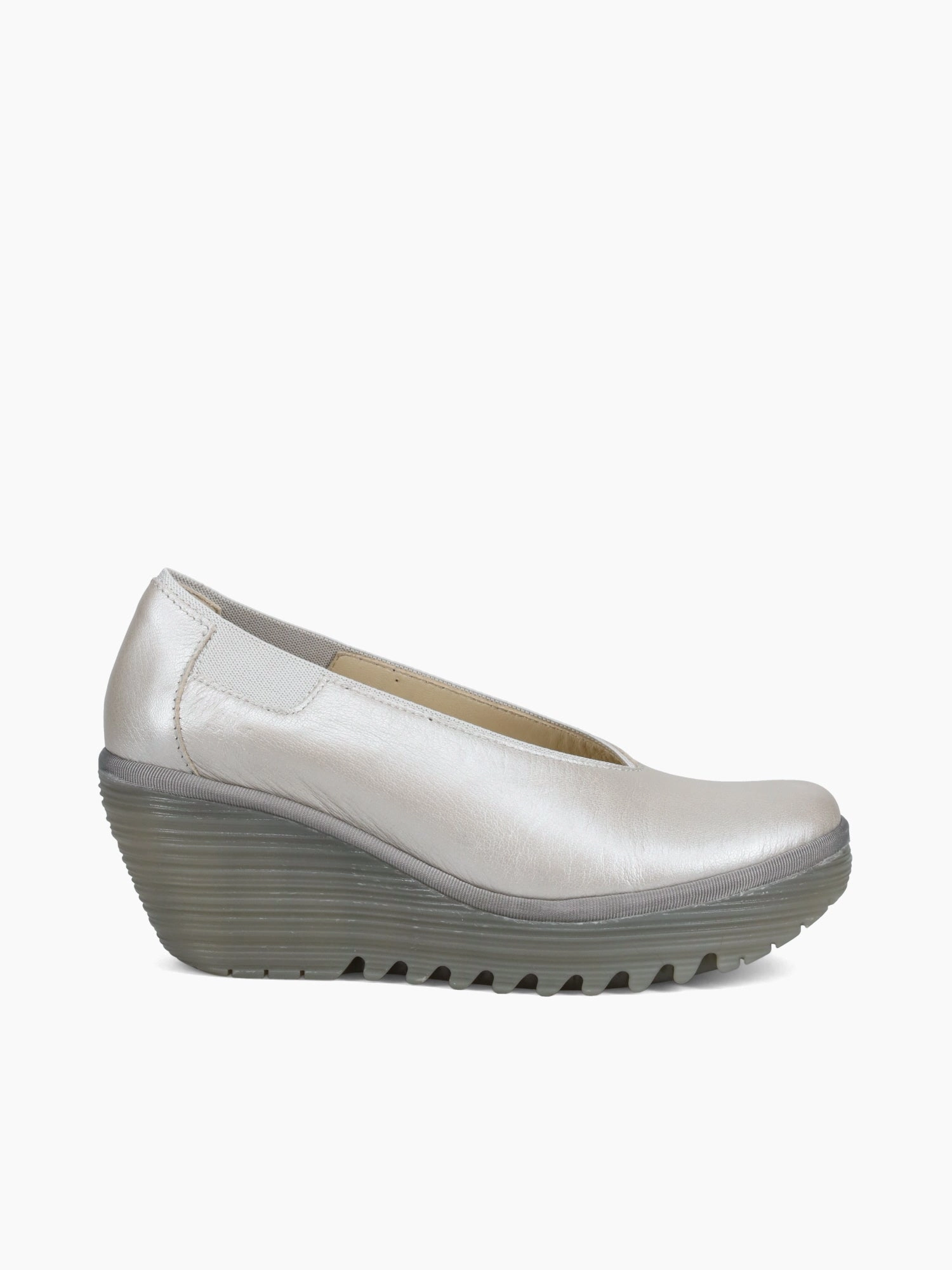 Lightweight Upper Stretch Laces Yoza 438 Fly Silver Leather