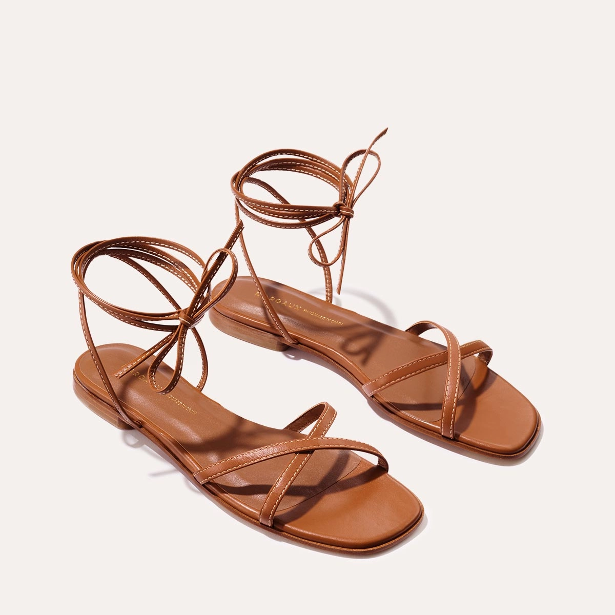 The Wrap Sandal - Saddle Nappa Walk Out
