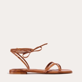Lightweight Performance The Wrap Sandal - Saddle Nappa Practical And Stylish Footwear Friend Meet The Wrap Sandal - Saddle Nappa