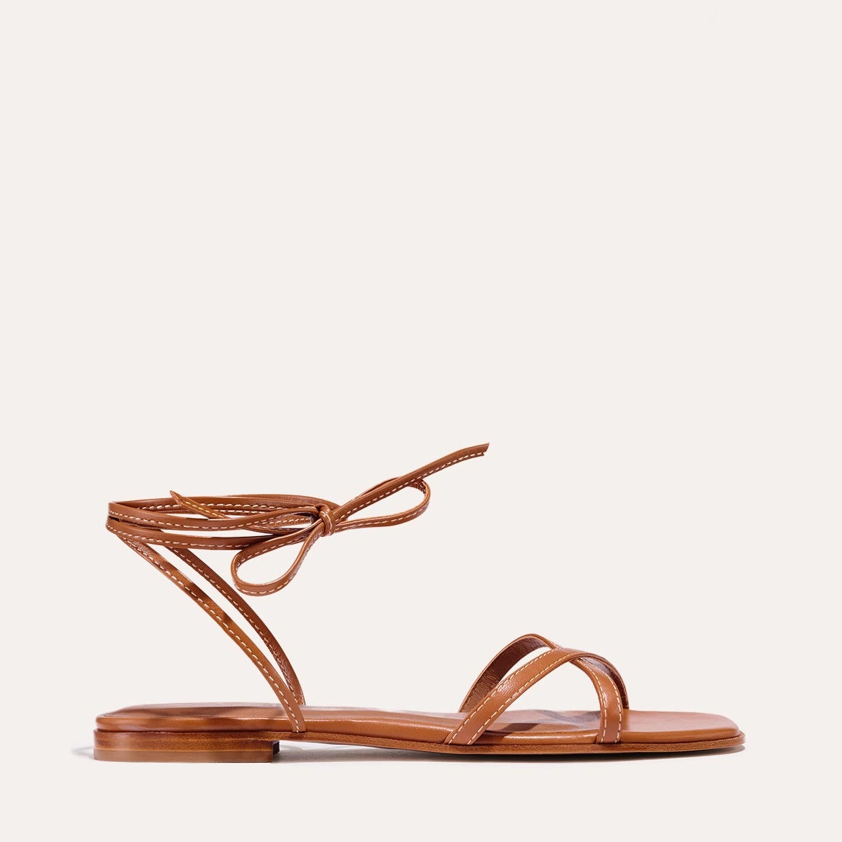 Practical And Stylish Footwear Friend Meet The Wrap Sandal - Saddle Nappa