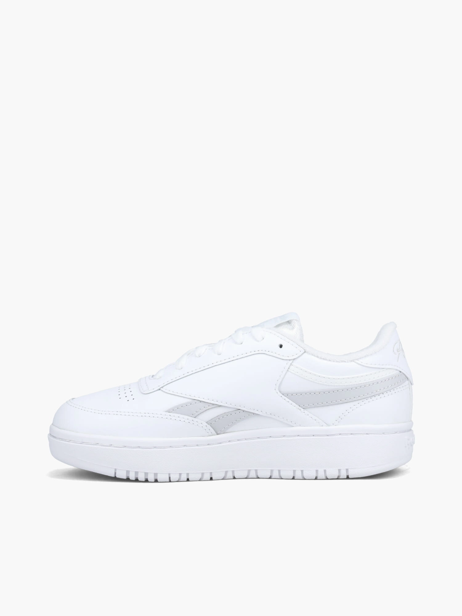 Mules style Breathable Layer Club C Double Revenge White Grey
