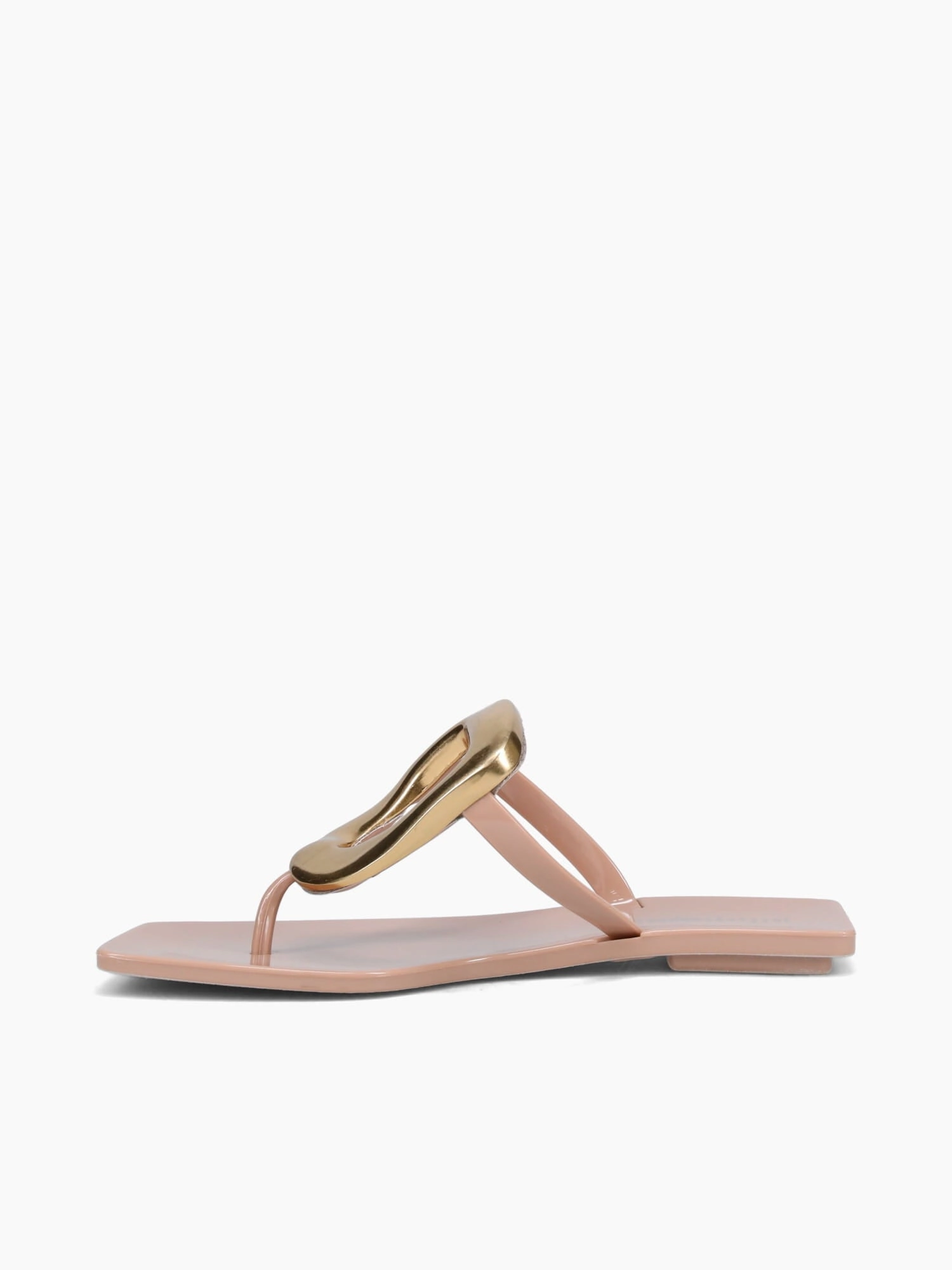 Shock Absorbing Midsole Free Movement Linquesj Beige Gold shiny