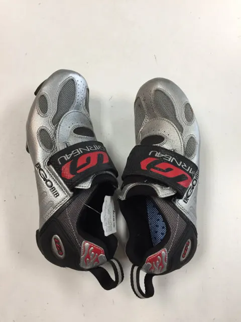 Louis Garneau Ergo Air Grey Mens 7 Used Biking Shoes