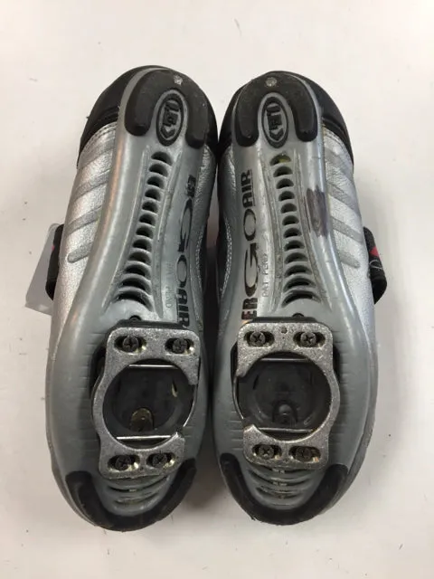 Louis Garneau Ergo Air Grey Mens 7 Used Biking Shoes