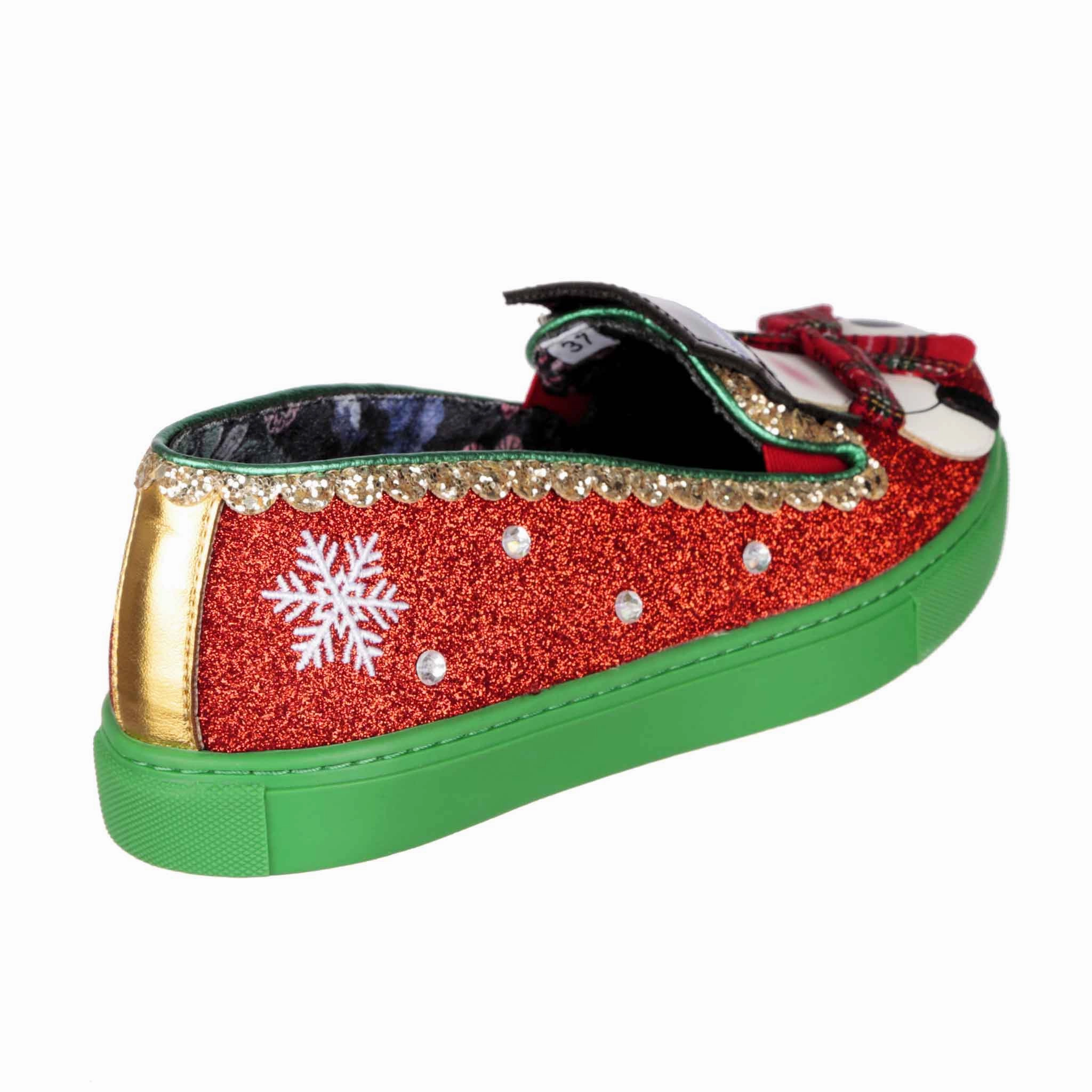 Snowman Sparkle Elegant Look Durable Flats